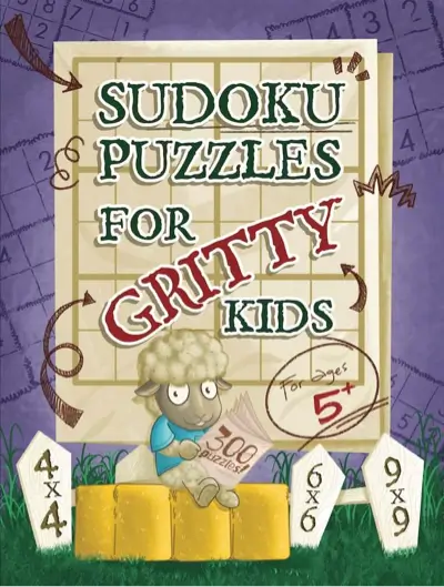 Sudoku Puzzles for Gritty Kids cover